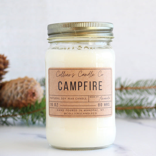 Campfire candle