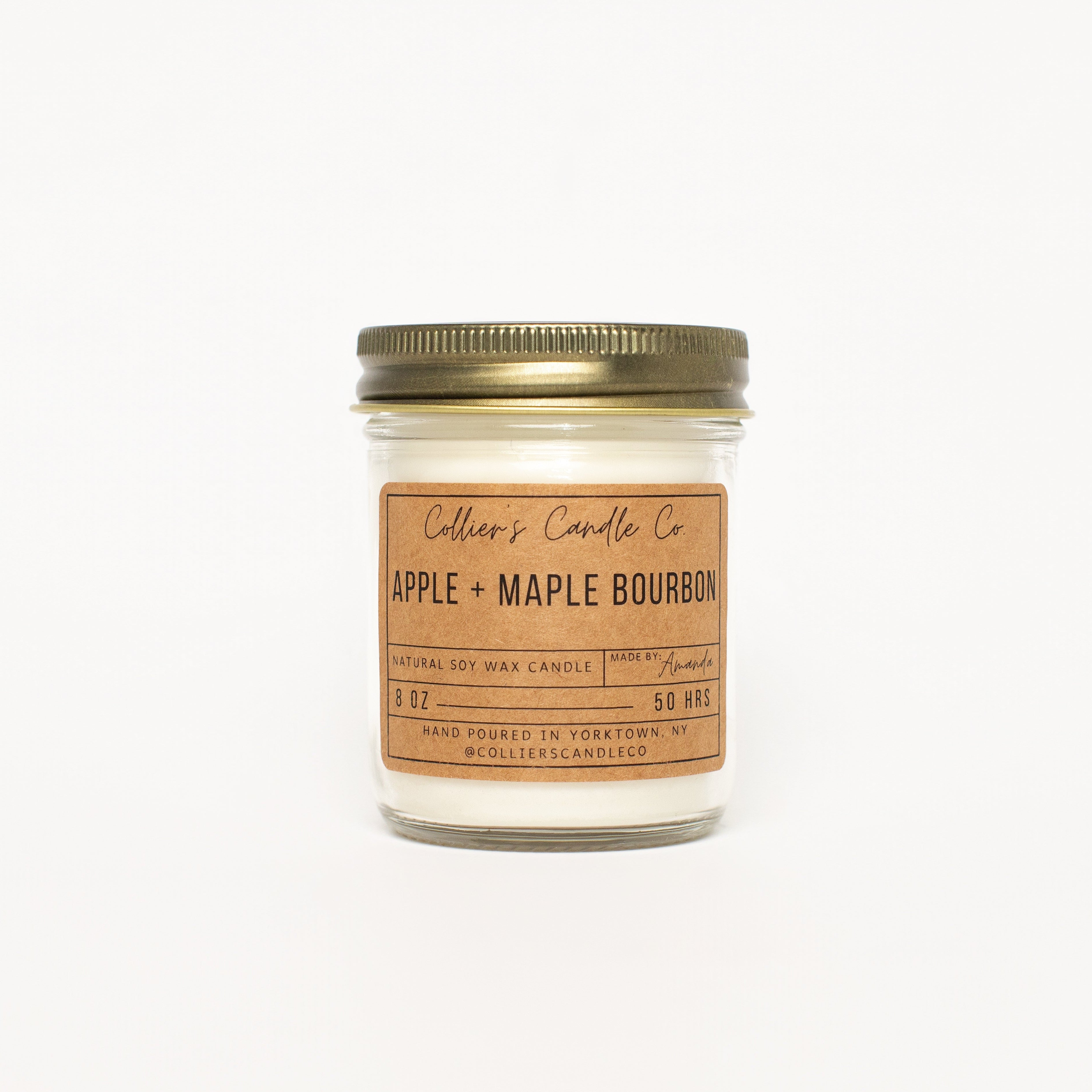 Apple + Maple Bourbon – Collier's Candle Co.